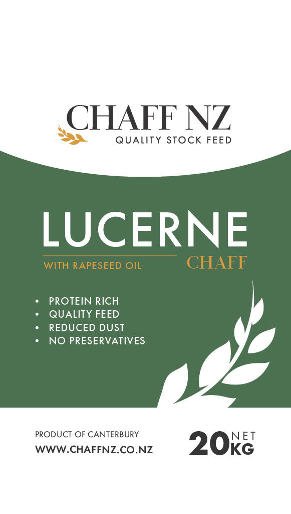 Lucerne Chaff with Rapseeed Oil 20kg