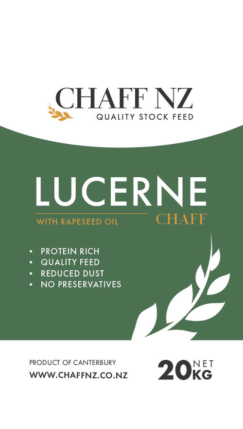 Lucerne Chaff with Rapseeed Oil 20kg